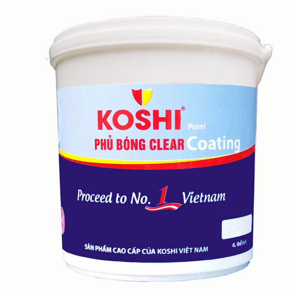 SƠN PHỦ BÓNG CLEAR COATING - 4L
